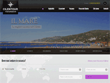 Tablet Screenshot of cilentour.it